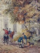 Heywood Hardy (1843-1933) British
Watercolour drawing 
