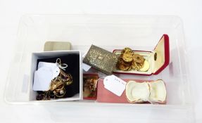 Quantity continental and other costume jewellery,