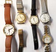 Lady's Bentima stainless steel wristwatch with circular dial, Arabic numerals,