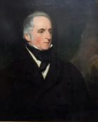 19th century English school
Oil on canvas
Half-length portrait of a gentleman, 60cm x 73cm  Live