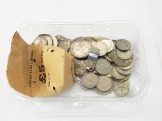 Collection of foreign and British coins