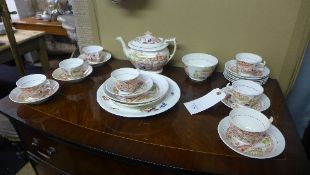 A Regency Hilditch & Son Oriental influence part tea service