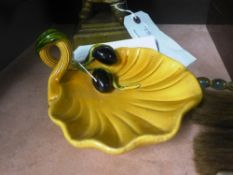 A French Au Vieux Vallauris glazed dish