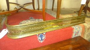 A pierced fire surround W 100 cm