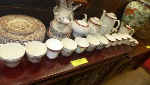 A Royal Grafton majestic pattern tea service and a similar teaware