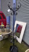 A hat and coat stand
