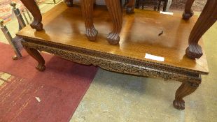 A Chinese style hardwood low table