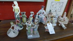 A collection of figurines and various others similar