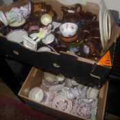 An extensive collection of lustre ware cups  and jugs