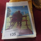 A collection of twenty five old seaside postcards