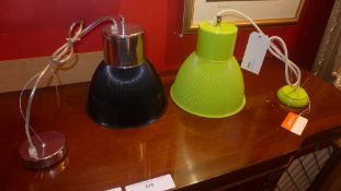 A pair of boxed Leitmotiv reflector lamps
