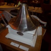 A white painted gramophone