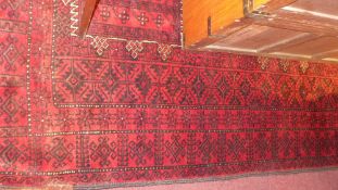 A fine North East Persian Turkoman rug w