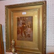 An oil on board signed Wally Moes of chi