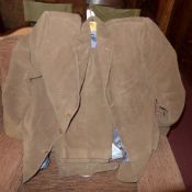 A gentleman's brown moleskin suit by Rac