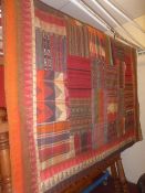 A Shirwan patchwork carpet  243 x 180 cm