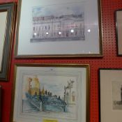 A watercolour by Ray Evans of The Grand