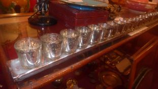 An aluminium tea light votive with twent