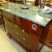 A Louis Phillippe design commode the gre