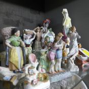 A collection of figurines and various others similar