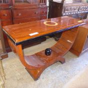 An Art Deco U-shaped console table (a/f)
