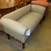 A French design petit two seater sofa up