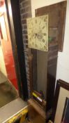 An antique longcase clock (a/f) missing