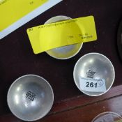 A set of four Chinese style small bowls