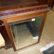 A Chippendale style mahogany boudoir cha