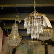 A Deco design hanging ceiling and a simi