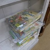 A large collection of vintage Rupert annuals