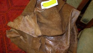 A leather cow hide