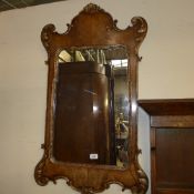 A William Kent design pier mirror with c