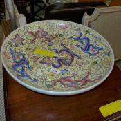 A Chinese style bowl with dragon decoration