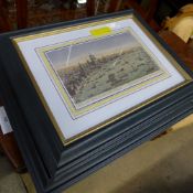 A set of four views of London from The Thames
