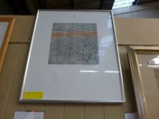 Tessa Beaver ''Thornbreak'' on etching framed and glazed