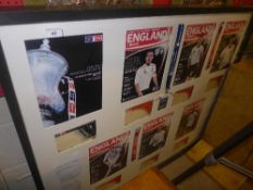 A collection of English football memorab