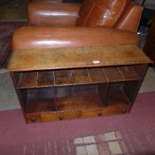 A Victorian mahogany small clerks desk t