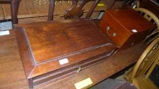 A late C19th mahogany campaign document