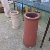 Two chimney pots
