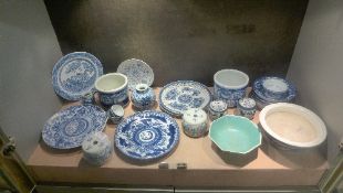 A large of provincial porcelain bowls sh