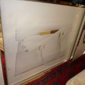 A large contemporary print 'handbag' in