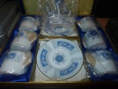 A Coalport revelry pattern boxed coffee