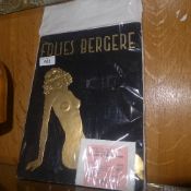A 1954 'Folies Bergere' brochure, black