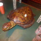 A resin model of a sea turtle