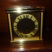 A Tiffany and Co Atlas clock with Roman numerals to the dial