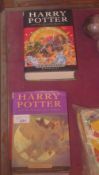 Two first edition Harry Potter books 'The prisoner of Askaban' and The Deathly Hallows'