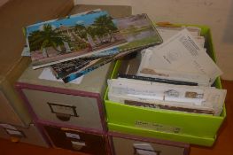 A large collection of postcards from around the world
