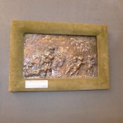 A pair of interesting early Sheffield plate classical plaques both marked Clodi on in later frames