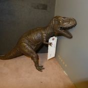 A bronzed dinosaur